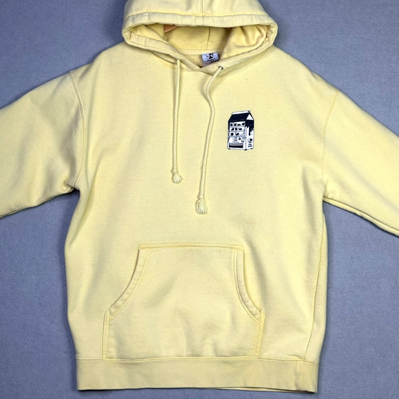 Apari Yellow Hoodie Year 3 Vending Machine Cat Girl Graphic Pullover Size M - Picture 4 of 8